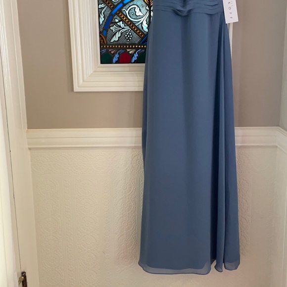 Bill Levkoff Dress Style 1214 in Slate NWT - Picture 4 of 5